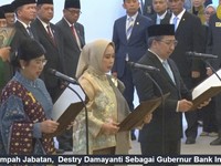Pengucapan Sumpah Jabatan Gubernur Bank Indonesia dan Deputi Gubernur Bank Indonesia Periode 20262031 di Mahkamah Agung RI, Jakarta, Rabu (2/9/2026). (Tangkapan Layar Youtube/Bank Indonesia Channel)