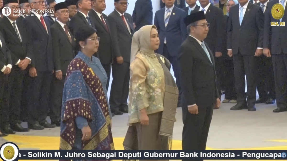 Purbaya hingga Amran Hadiri Pelantikan Destry Damayanti Jadi Gubernur BI