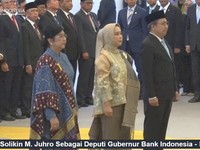 Pengucapan Sumpah Jabatan Gubernur Bank Indonesia dan Deputi Gubernur Bank Indonesia Periode 20262031 di Mahkamah Agung RI, Jakarta, Rabu (2/9/2026). (Tangkapan Layar Youtube/Bank Indonesia Channel)