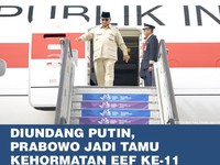 Sekretaris Kabinet Teddy Indra Wijaya mengatakan kehadiran Prabowo sebagai tamu kehormatan utama EEF menunjukkan semakin eratnya hubungan Indonesia dan Rusia.