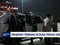 Prabowo Terbang ke Rusia Penuhi Undangan Putin