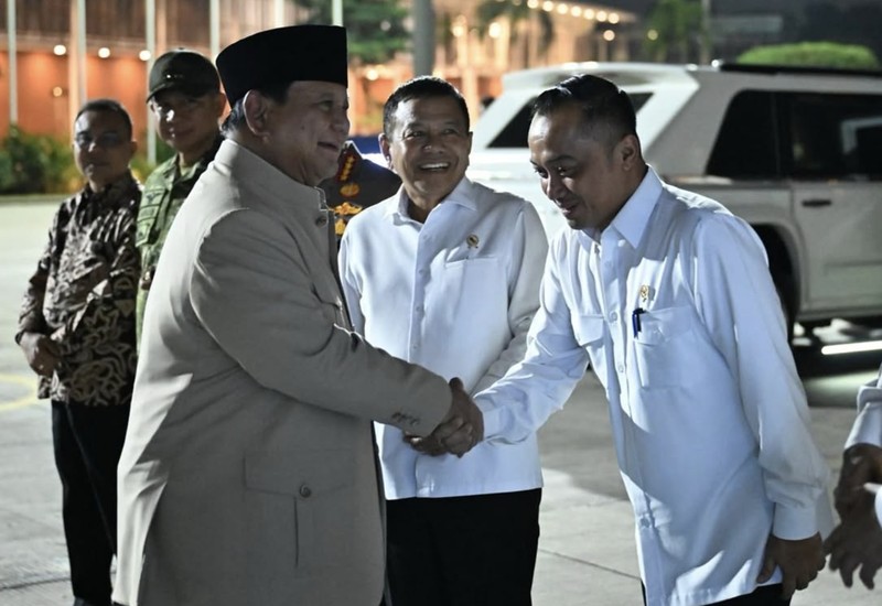 Presiden Republik Indonesia, Prabowo Subianto, bertolak menuju Vladivostok, Rusia, pada Selasa (1/9/2026), untuk menghadiri Eastern Economic Forum (EEF) ke-11 sebagai tamu kehormatan utama yang digelar di Far Eastern Federal University (FEFU). (Instagram/sekretariat.kabinet)