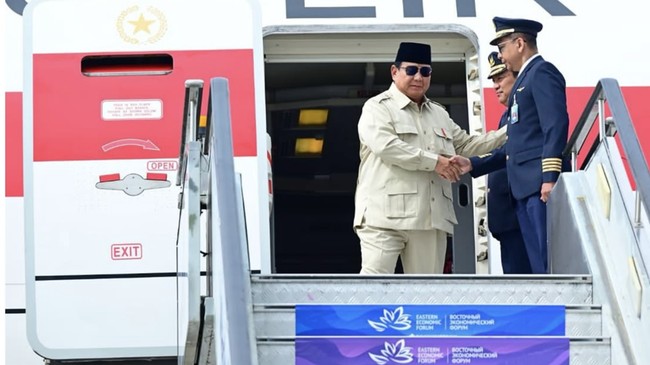 Detik-Detik Prabowo Terbang ke Rusia, Penuhi Undangan Putin