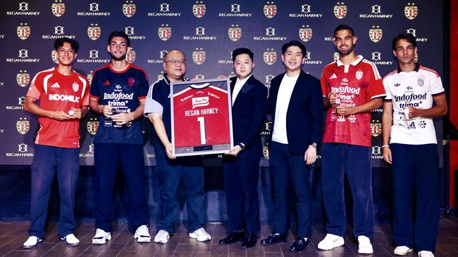 Perkuat Brand, Regan Harney Gandeng Klub Sepak Bola Bali United FC
