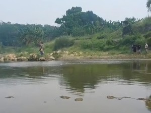 Ada Pipa Siluman di Sungai Cileungsi, Diduga untuk Buang Limbah