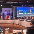 Wakil Menteri Keuangan (Wamenkeu) Republik Indonesia, Juda Agung mewakili Menteri Keuangan memimpin delegasi Kementerian Keuangan dalam Pertemuan Kedua Menteri Keuangan dan Gubernur Bank Sentral G20  (G20 Finance Ministers and Central Bank Governors