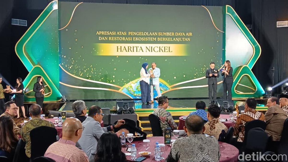 Harita Nickel Sabet Anugerah Ekonomi Hijau dari Pengelolaan Sumber Daya Air