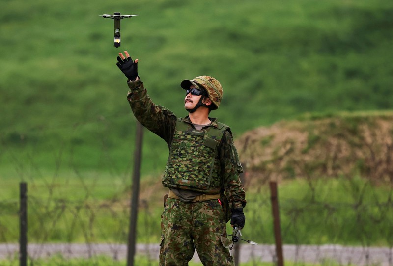 Latihan lapangan bilateral Jepang-Prancis