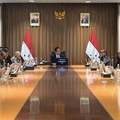 Menkeu Purbaya menerima perwakilan Persatuan Perusahaan Film Indonesia (PPFI), Asosiasi Perusahaan Film Indonesia (APFI), Asosiasi Produser Film Indonesia (Aprofi), Gabungan Pengusaha Bioskop Seluruh Indonesia (GPBSI). (Instagram/menkeuri)