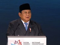 Pidato Presiden Prabowow Subianto saat hadir sebagai tamu Kehormatan Utama pada EEF ke-11, Vladivostok, RUsia, Kamis (3/9/2026). (YouTube/Sekretariat Presiden)