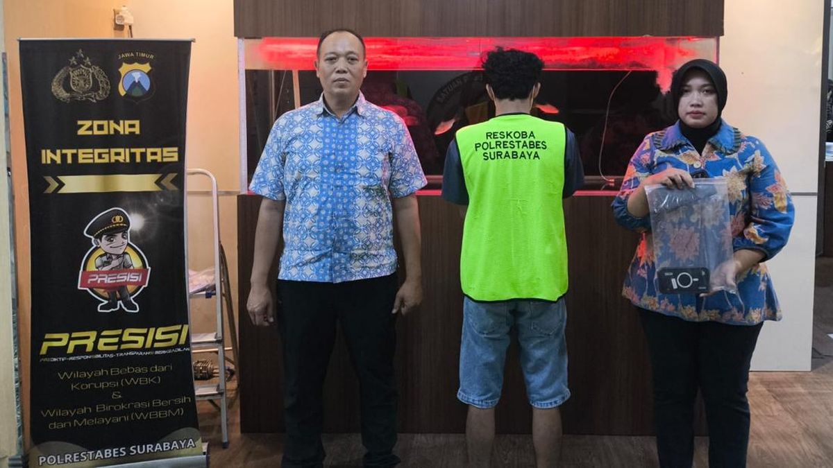Pria Lamongan Dibekuk Usai Sewa Kontrakan di Surabaya buat Simpan Sabu