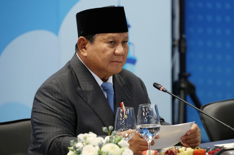 Presiden Rusia Putin dan Presiden Indonesia Subianto bertemu di Vladivostok. Rusia, Kamis (3/9/2026). (Pool via REUTERS)