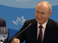 Presiden Rusia, Vladimir Putin di Vladivostok. Rusia, Kamis (3/9/2026). (YouTube/Sekretariat Presiden)