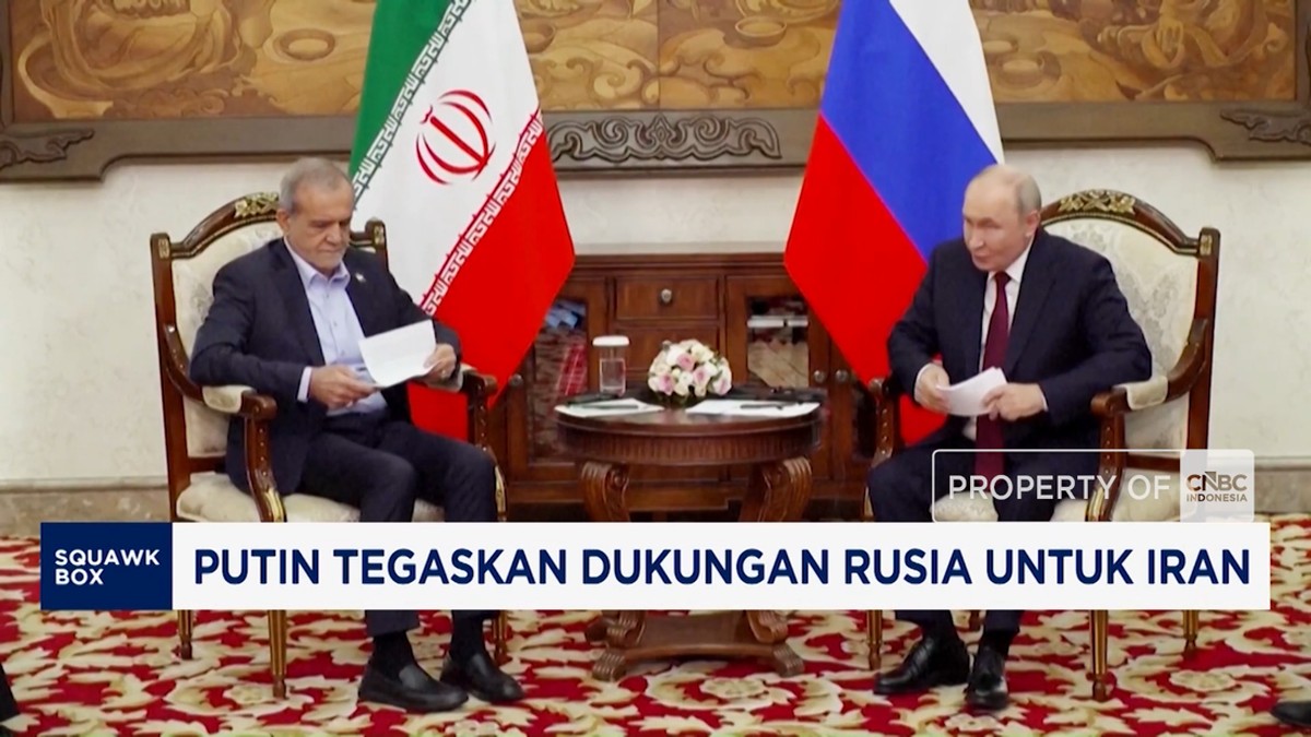 Video: Putin Tegaskan Dukungan Rusia untuk Iran