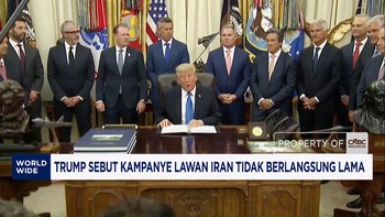 Trump Sebut Kampanye Lawan Iran Tidak Akan Berlangsung Lama