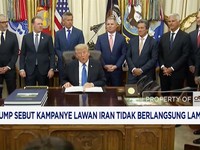 Trump Sebut Kampanye Lawan Iran Tidak Akan Berlangsung Lama