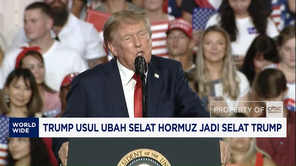 Video: Trump Usul Ubah Selat Hormuz Jadi Selat Trump