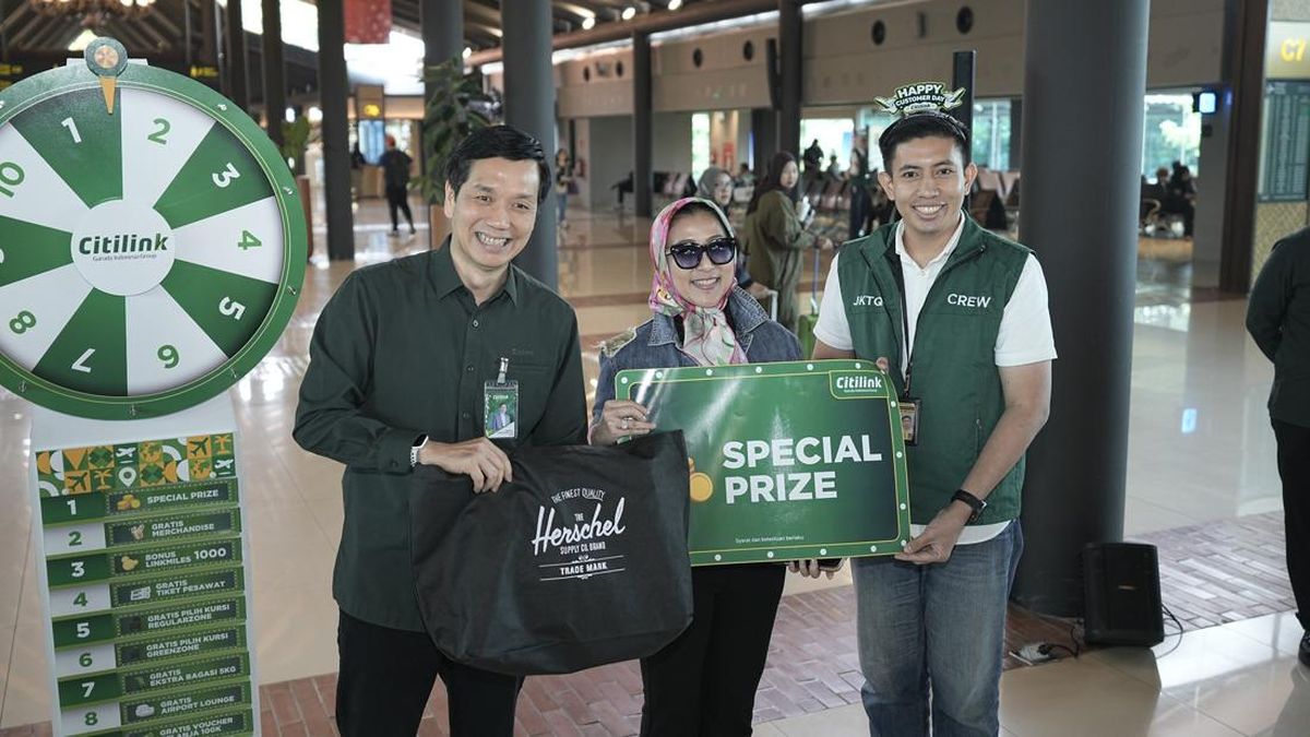 Rayakan Hari Pelanggan Nasional, Citilink Bagi-bagi Hadiah untuk Penumpang
