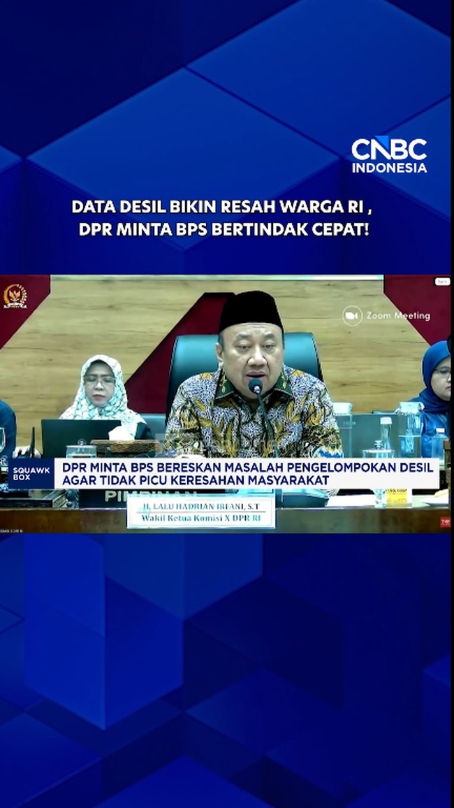 Data Desil Bikin Resah Warga, DPR Minta Bps Bertindak Cepat!