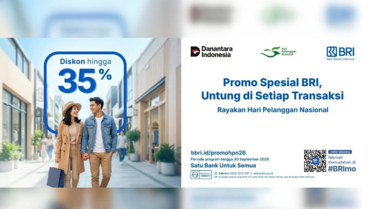 Sambut Hari Pelanggan Nasional, BRI Hadirkan Beragam Promo Spesial!