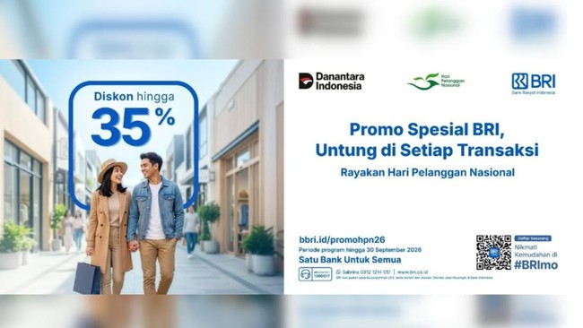 Sambut Hari Pelanggan Nasional, BRI Hadirkan Beragam Promo Spesial!