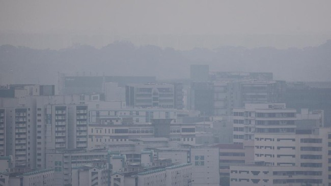 Penampakan Asap Karhutla Indonesia Menyelimuti Singapura, Warga Siaga