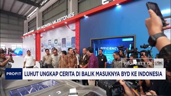 Luhut Ungkap Cerita di Balik Masuknya BYD ke Indonesia