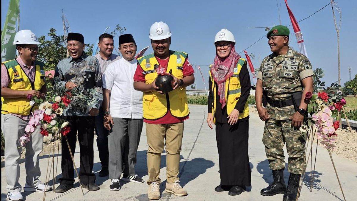 Betonisasi JPD Gresik Tembus 4,5 Km, Bupati Yani Resmikan Jalan di Benjeng