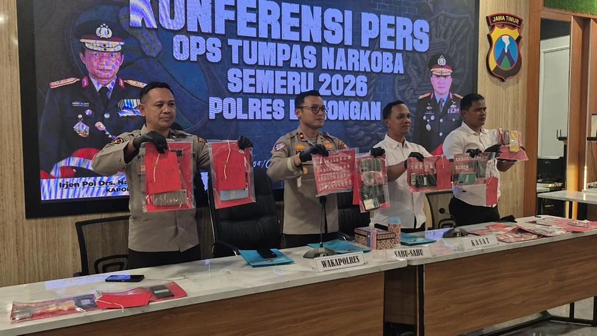 5 Residivis Sabu Lamongan Kembali Ditangkap Saat Operasi Tumpas Narkoba
