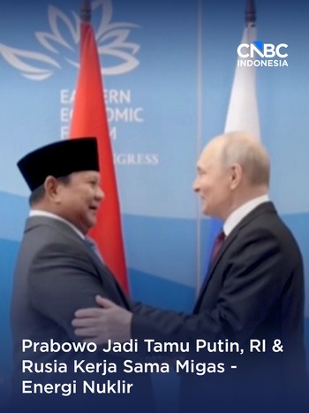 Prabowo Temui Putin, RI & Rusia Kerja Sama Migas -Energi Nuklir
