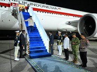 Presiden Prabowo Subianto tiba di tanah air, pada Jumat (4/9/2026), dini hari setelah rampungkan kunjungan ke Rusia. (Dok. BPMI)