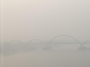 KSOP Palembang Imbau Kapal Tak Berlayar Saat Kabut Asap Tebal