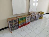 Kementerian Kehutanan menggagalkan dugaan perdagangan satwa liar dilindungi di Pelabuhan Jamrud, Surabaya, pada Sabtu (29/8/2026). (Dok. Kementerian Kehutanan)