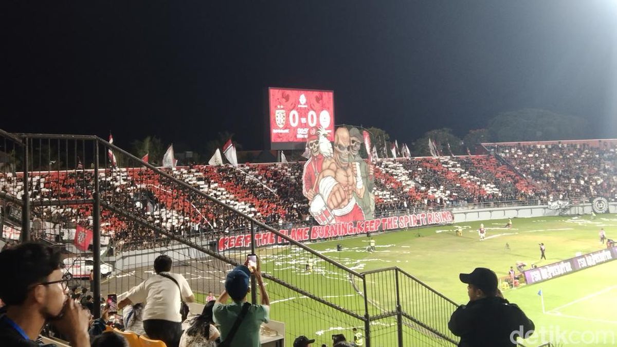 Rekor Baru! 16 Ribu Suporter Padati Laga Bali United Vs PSS di Dipta