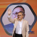 Menteri Koordinator Bidang Pangan RI, Zulkifli Hasan (Zulhas) saat menyampaikan pemaparan dalam Lampung Financial Festival di Hotel Novotel, Bandar Lampung, Sabtu (5/9/2026). (CNBC Indonesia/Tri Susilo)