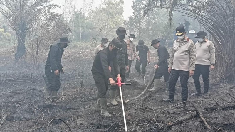 Polda Kalimantan Tengah (Kalteng) mendapat dukungan inovasi dari Korbrimob Polri untuk menangani kebakaran hutan dan lahan (karhutla), khususnya di kawasan gambut.