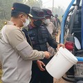 Polda Kalimantan Tengah (Kalteng) mendapat dukungan inovasi dari Korbrimob Polri untuk menangani kebakaran hutan dan lahan (karhutla), khususnya di kawasan gambut.  (Dok. Polda Kalimantan Tengah)