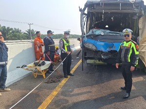 Tabrakan Beruntun di Tol Palindra Sumsel, 14 Orang Luka
