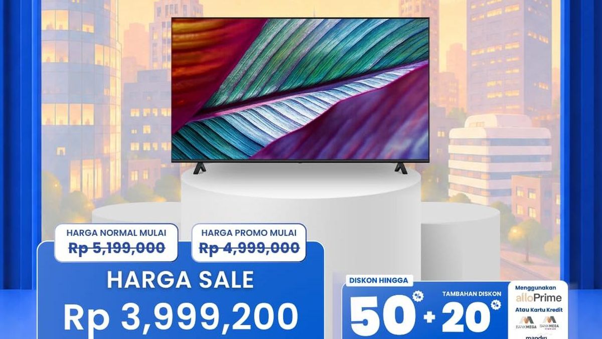 Transmart Full Day Sale Obral TV 43" Cuma Rp 3,99 Jutaan