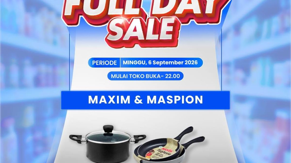 Berburu Peralatan Masak Murah di Transmart Full Day Sale, Harga Mulai Rp 70.000