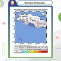 Gempa bumi mengguncang wilayah Kabupaten Bandung dengan Magnitudo 4,2 Minggu (6/9/2026). (Dok. BMKG)
