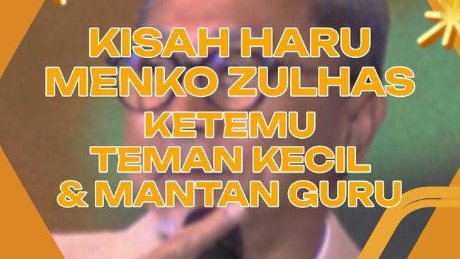 Video: Kisah Haru Menko Zulhas Ketemu Teman Kecil dan Mantan Guru