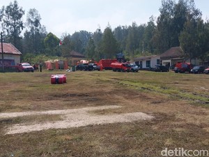 Heli Water Bombing Tiba Hari Ini, Siap Padamkan Karhutla Ijen