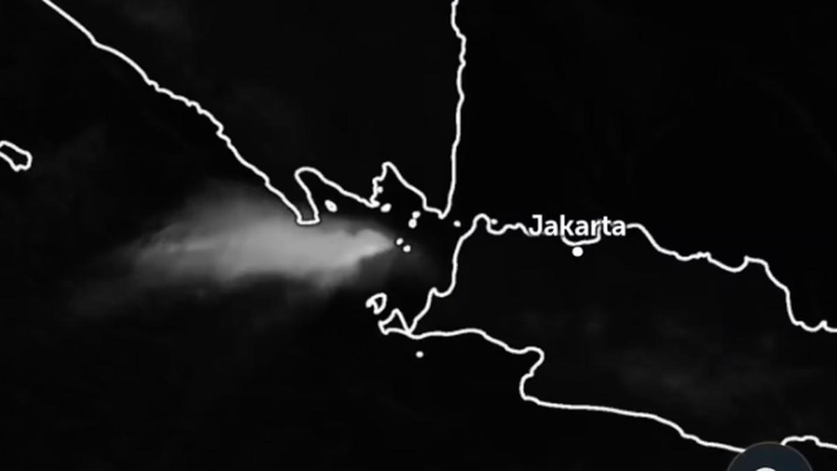 Krakatau Meletus Tertangkap Satelit, Diduga Tembus Lapisan Tropopause