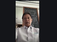 Menteri Kesehatan, Budi Gunadi Sadikin saat memberikan himbauan terkait bahaya paparan abu vulkanik dari erupsi Gunung Anak Krakatau melalui Youtube, Minggu (6/9/2026). (Tangkapan Layar Youtube/BNPB Indonesia)