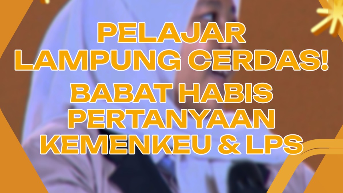 Video: Pelajar Lampung Cerdas! Babat Habis Pertanyaan Kemenkeu dan LPS