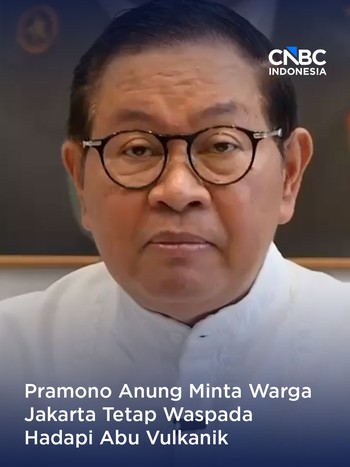 Pramono Anung Minta Warga Jakarta Tetap Waspada Hadapi Abu Vulkanik