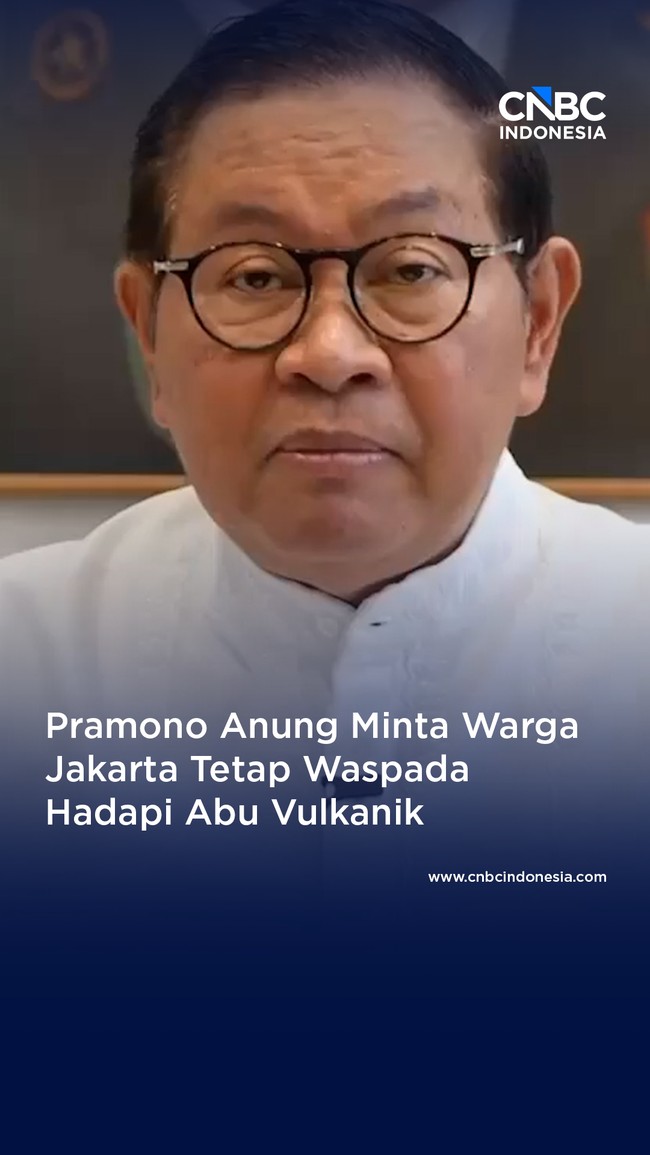 Pramono Anung Minta Warga Jakarta Tetap Waspada Hadapi Abu Vulkanik