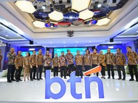 PT Bank Tabungan Negara (Persero) Tbk (BTN) menetapkan perubahan susunan Direksi dalam Rapat Umum Pemegang Saham Luar Biasa (RUPSLB) yang digelar di Menara BTN, Jakarta, Jumat (4/9/2026). (Dok. BTN)