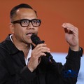 Vice President Bank Mandiri, Hari Mulyana saat menyampaikan pemaparan dalam Lampung Financial Festival di Hotel Novotel, Bandar Lampung, Minggu (6/9/2026). (CNBC Indonesia/Tri Susilo)